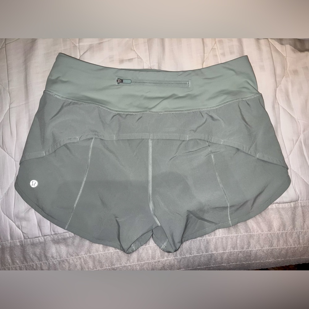 Lululemon Fast and Free Short in light blue/teal 3’’ inseam